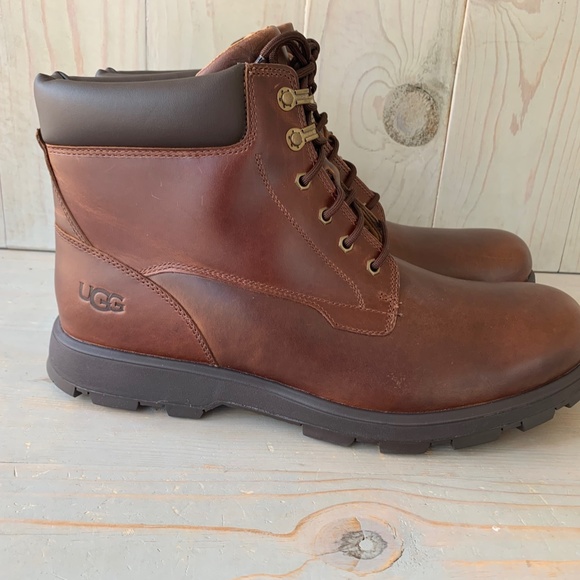 UGG STENTON COLD WEATHER WATERPROOF LEATHER/ SHEEPWOOL BOOTS, MEN US 13 … - Picture 3 of 9